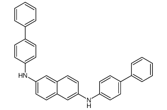 2-N,6-N-bis(4-phenylphenyl)naphthalene-2,6-diamine Structure