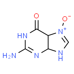 6H-Purin-6-one,2-amino-1,4,5,9-tetrahydro-,7-oxide结构式