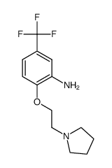 2-(2-pyrrolidin-1-yl-ethoxy)-5-trifluoromethyl-phenylamine Structure