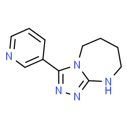 3-{5H,6H,7H,8H,9H-[1,2,4]Triazolo[4,3-a][1,3]diazepin-3-yl}pyridine Structure