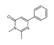 2,3-dimethyl-6-phenylpyrimidin-4-one结构式