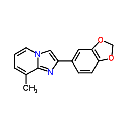 2-(1,3-Benzodioxol-5-yl)-8-methylimidazo[1,2-a]pyridine Structure