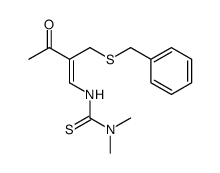 (acetyl-2 benzylthiomethyl-2 vinyl)-3 dimethyl-1,1 thiouree Structure