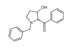 (2-benzyl-5-hydroxypyrazolidin-1-yl)-phenylmethanone结构式