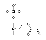 trimethyl-(2-prop-2-enoyloxyethyl)azanium perchlorate Structure