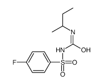 1-butan-2-yl-3-(4-fluorophenyl)sulfonylurea Structure