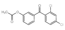 3-ACETOXY-2',4'-DICHLOROBENZOPHENONE结构式