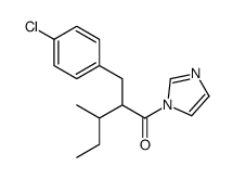 2-[(4-chlorophenyl)methyl]-1-imidazol-1-yl-3-methylpentan-1-one Structure