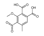 3-methoxy-5-methyl-4-nitrophthalic acid结构式