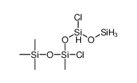 chloro-[chloro(silyloxy)silyl]oxy-methyl-trimethylsilyloxysilane Structure