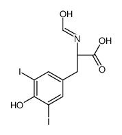 (S)-2-FORMAMIDO-3-(4-HYDROXY-3,5-DIIODOPHENYL)PROPANOIC ACID结构式