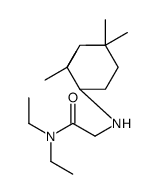 N,N-diethyl-2-[(2,2,4-trimethyl-3-oxabicyclo[2.2.2]octan-5-yl)amino]acetamide Structure