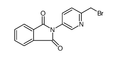 2-Bromomethyl-5-phthalimido-pyridine结构式