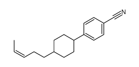 反-4-[4-(3-戊烯基)环己基]苄腈结构式