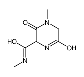 N,4-dimethyl-3,6-dioxopiperazine-2-carboxamide Structure