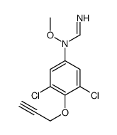 N-(3,5-dichloro-4-prop-2-ynoxyphenyl)-N-methoxymethanimidamide Structure