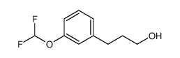 3-(3-difluoromethoxy-phenyl)-propan-1-ol结构式