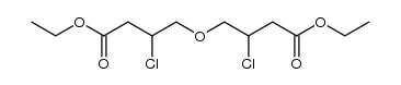 3,7-dichloro-5-oxa-nonanedioic acid diethyl ester Structure