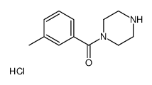 哌嗪-1-基-间甲苯基-甲酮盐酸盐结构式