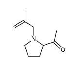 Ethanone, 1-[1-(2-methyl-2-propenyl)-2-pyrrolidinyl]-, (S)- (9CI) picture