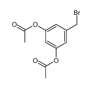 5-(BROMOMETHYL)-1,3-PHENYLENE DIACETATE Structure