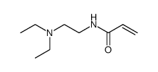 N-(N',N'-diethylaminoethyl)-acrylamide structure