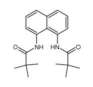 1,8-bis(pivaloylamino)naphthalene Structure