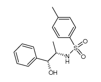 (1R,2S)-[N-(4-methylphenyl)sulfonyl]norephedrine结构式