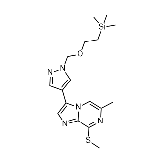 6-甲基-8-(甲硫基)-3-[1-[[2-(三甲基硅基)乙氧基]甲基]-1H-吡唑-4-基]咪唑并[1,2-a]吡嗪图片