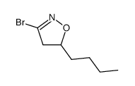 3-bromo-5-butyl-4,5-dihydro-isoxazole Structure