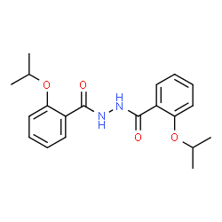 2-Isopropoxy-N'-(2-isopropoxybenzoyl)benzohydrazide Structure