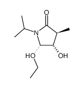 2-Pyrrolidinone,5-ethoxy-4-hydroxy-3-methyl-1-(1-methylethyl)-,[3S-(3alpha,4bta,5alpha)]-(9CI) Structure