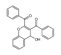 (2-benzoyl-4-hydroxy-4H-chromen-3-yl)-phenylmethanone Structure