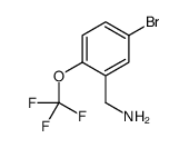 5-溴-2-(三氟甲氧基)苯甲胺结构式