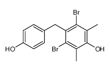 3,5-dibromo-4-[(4-hydroxyphenyl)methyl]-2,6-dimethylphenol Structure