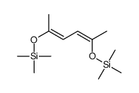 trimethyl(5-trimethylsilyloxyhexa-2,4-dien-2-yloxy)silane结构式