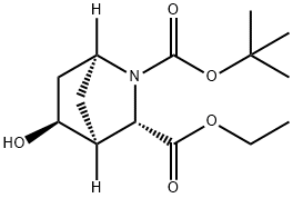 (1S,3S,4S,5S)-REL-2-BOC-5-羟基-2-氮杂双环[2.2.1]庚烷-3-羧酸乙酯图片