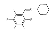 3-(pentafluorophenyl)-1-pentamethylene-1,2-propadiene Structure