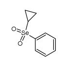 (cyclopropylselenonyl)benzene结构式