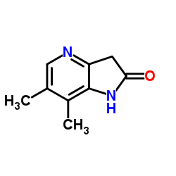 6,7-Dimethyl-1,3-dihydro-2H-pyrrolo[3,2-b]pyridin-2-one Structure