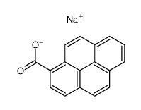 sodium 1-pyrenecarboxylate Structure