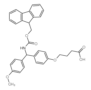 FMOC-4-METHOXY-4'-(GAMMA-CARBOXYPROPYLOXY)-BENZHYDRYLAMINE picture