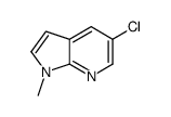 5-氯-1-甲基-1H-吡咯并[2,3-b]吡啶结构式