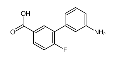 3-(3-aminophenyl)-4-fluorobenzoic acid Structure