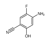 4-amino-5-fluoro-2-hydroxybenzonitrile structure