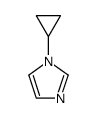 1H-IMidazole, 1-cyclopropyl- structure