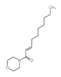 (E)-1-morpholin-4-yldec-2-en-1-one Structure