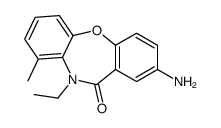 8-amino-5-ethyl-4-methylbenzo[b][1,4]benzoxazepin-6-one结构式