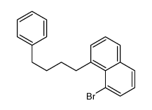 1-bromo-8-(4-phenylbutyl)naphthalene Structure