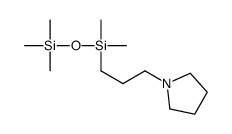 dimethyl-(3-pyrrolidin-1-ylpropyl)-trimethylsilyloxysilane Structure